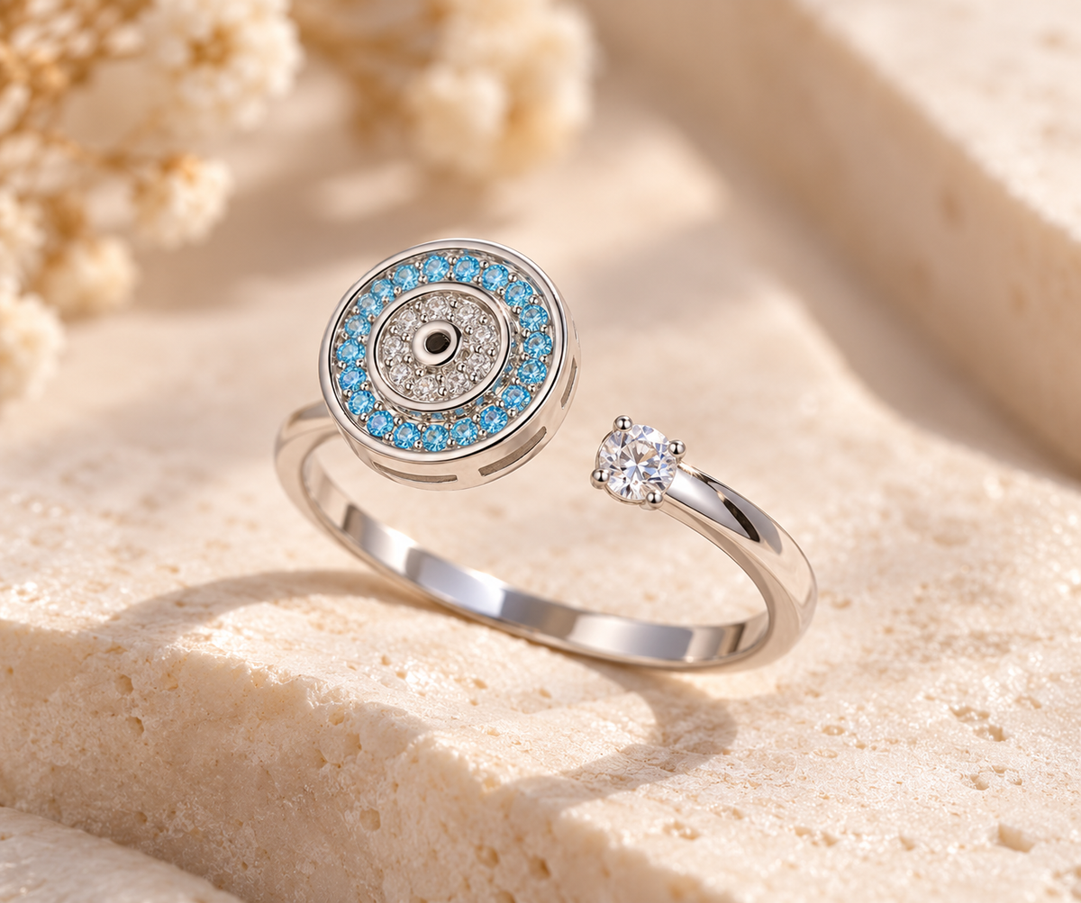 Bague Œil Éclat – Rotative & Ajustable