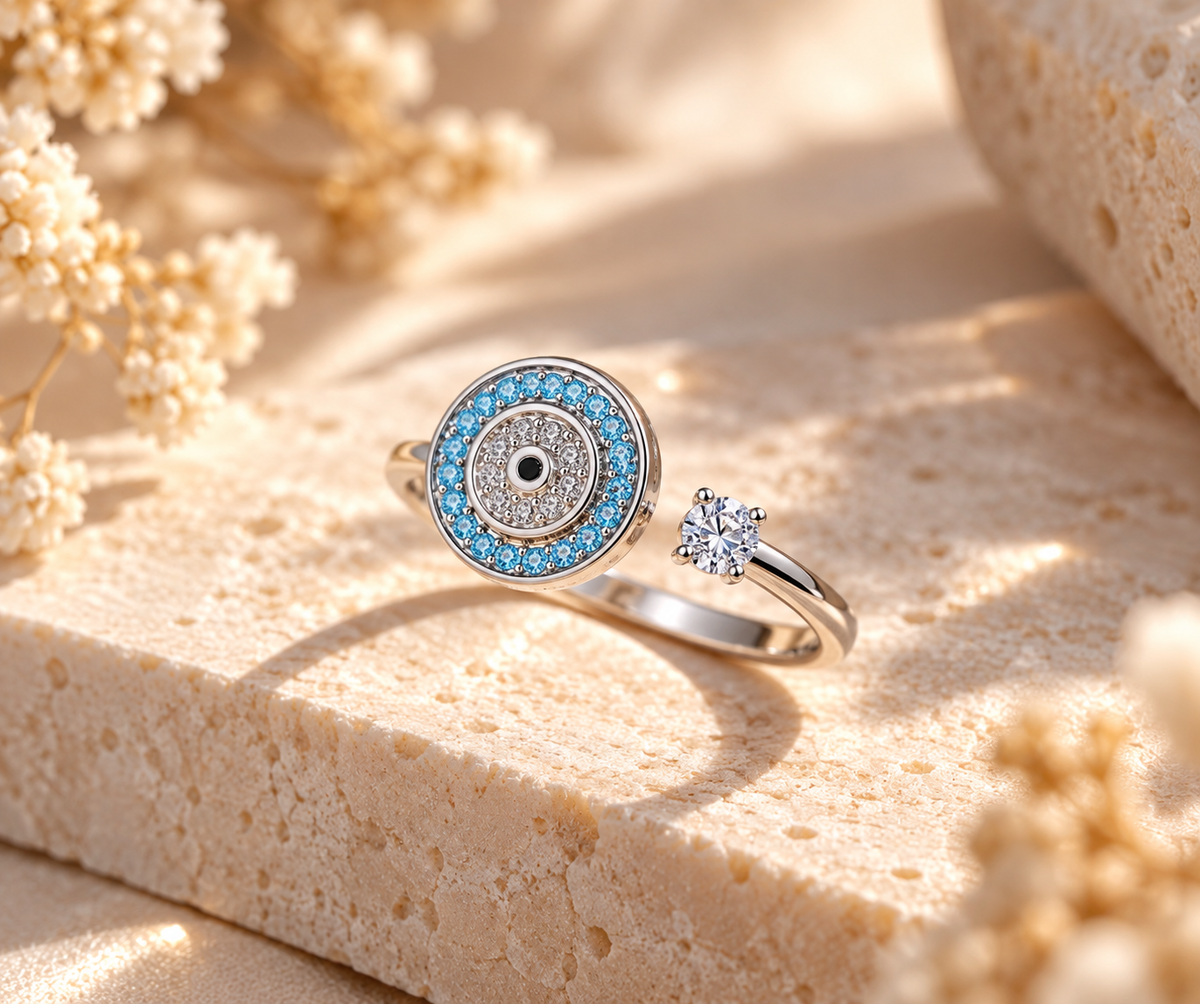 Bague Œil Éclat – Rotative & Ajustable