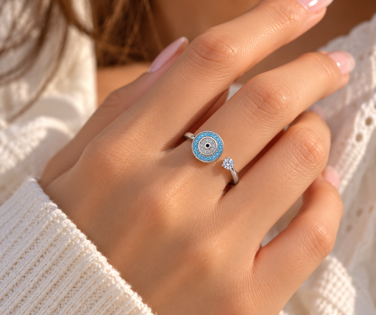 Bague Œil Éclat – Rotative & Ajustable
