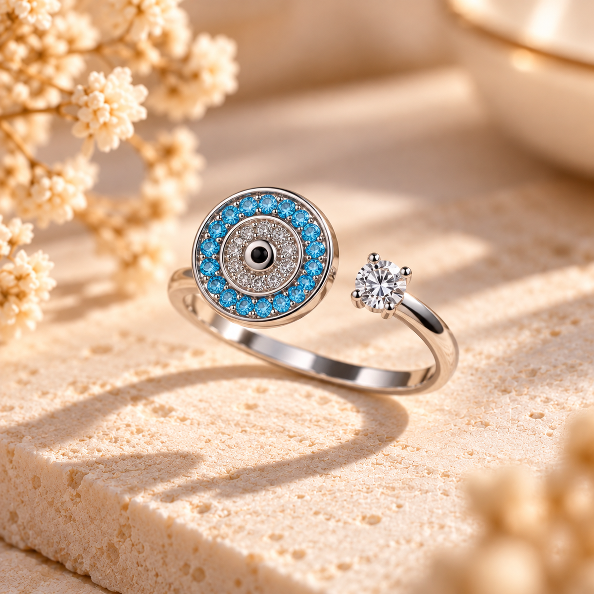 Bague Œil Éclat – Rotative & Ajustable