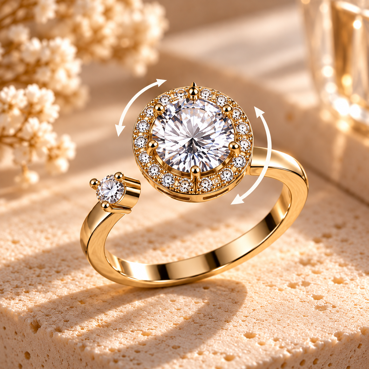 Bague Éclat Rotative – Ajustable