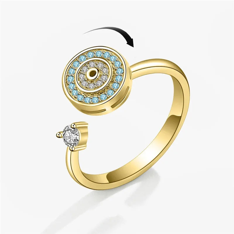 Bague Œil Éclat – Rotative & Ajustable